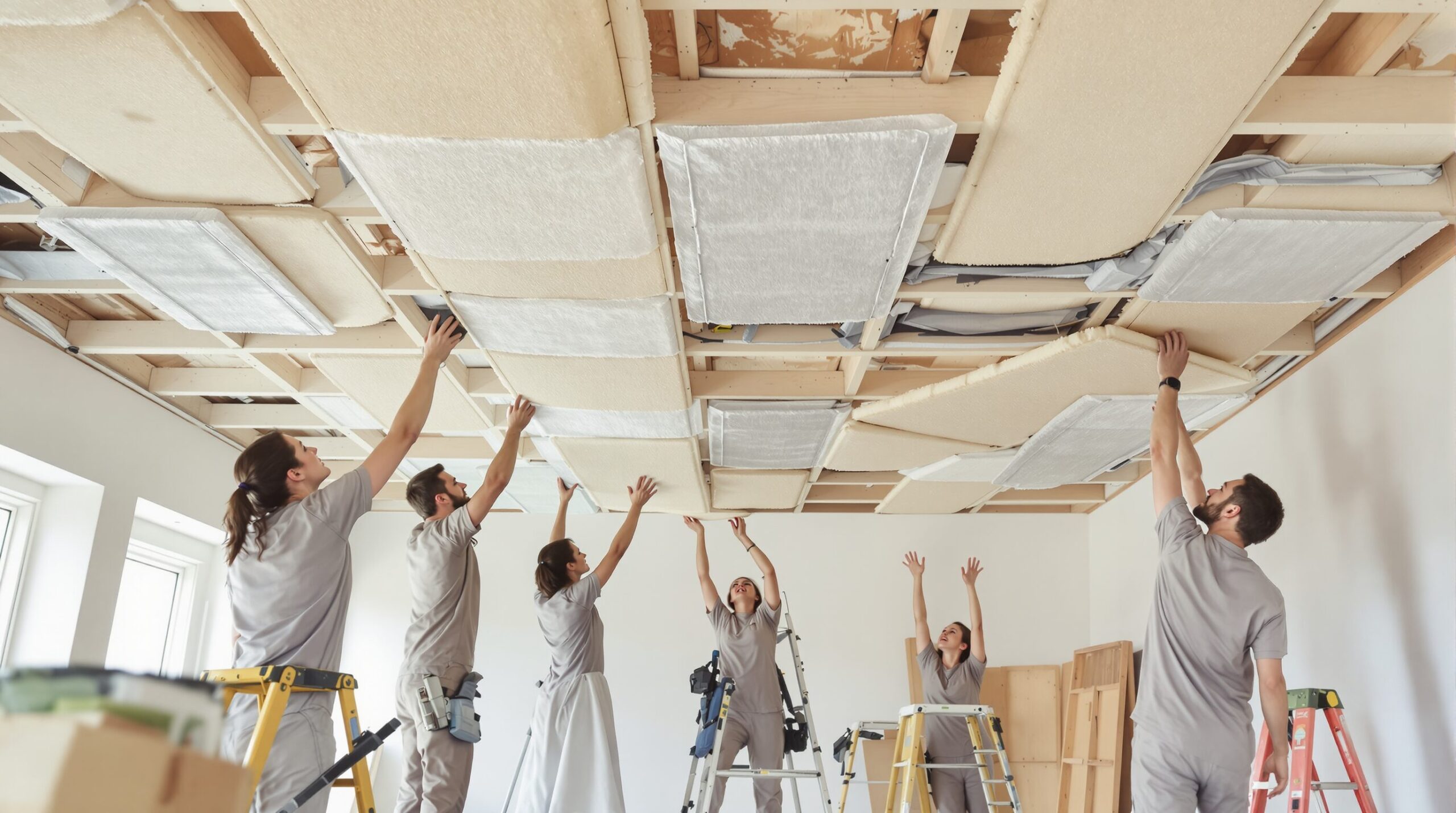 comment isoler un plafond du froid