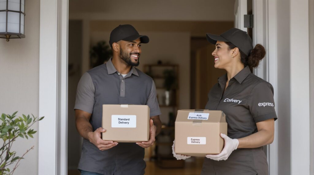 que veut dire livraison standard